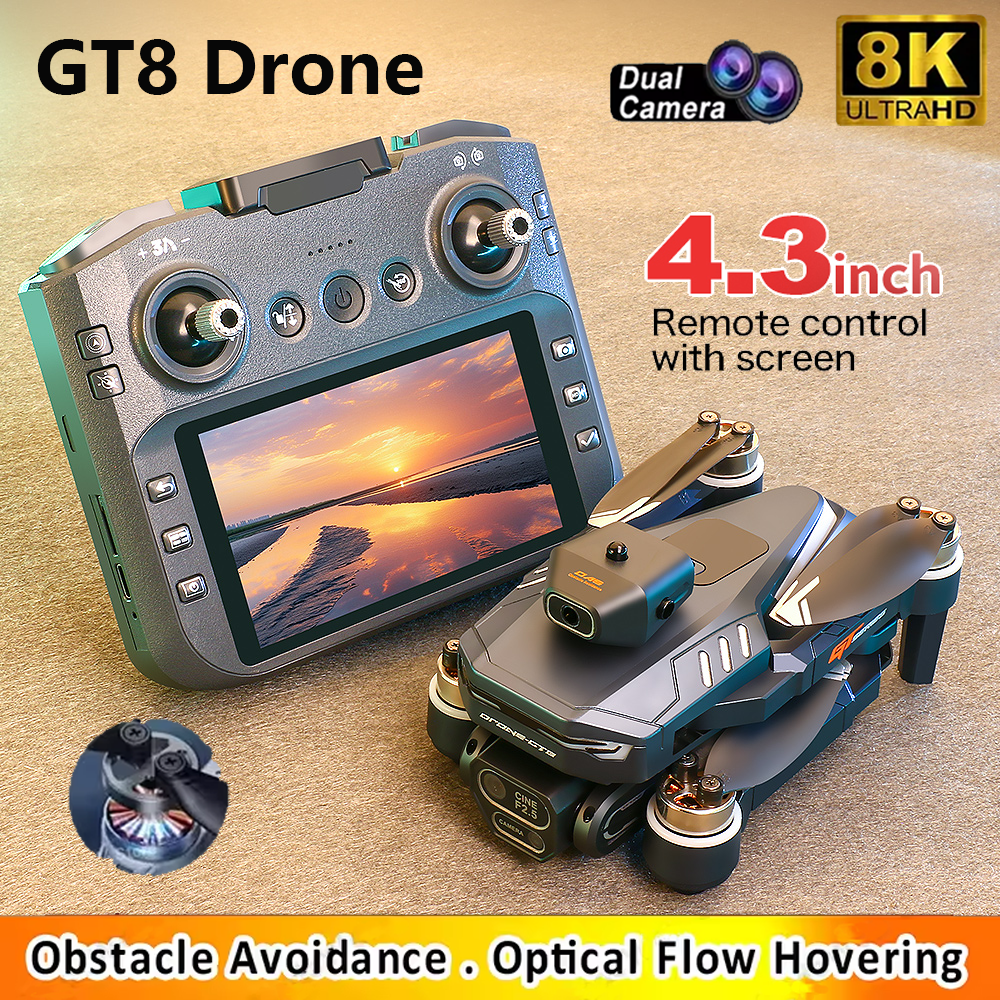 Drone Kit Professional - GT8 Mini FPV Drone 8K HD
