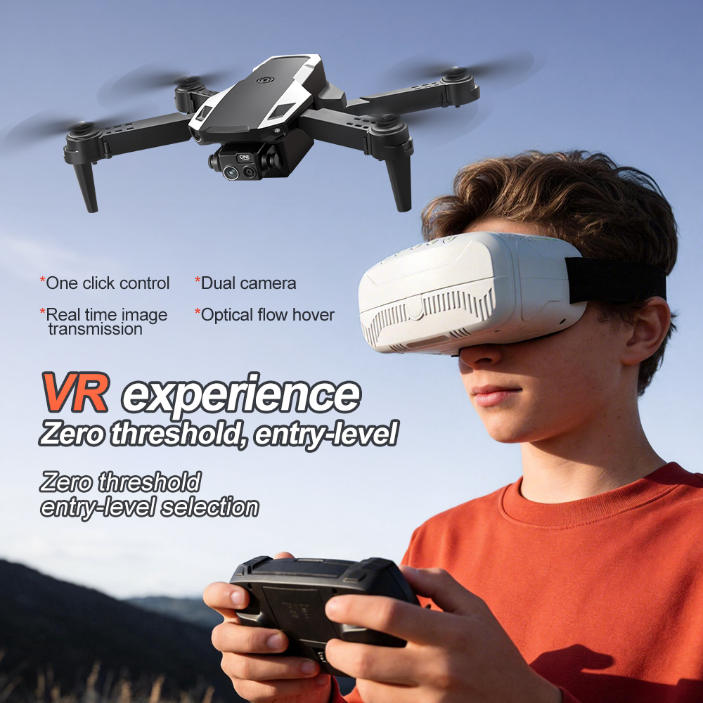 Foldable M1 VR Mini Drone RC Q - Drone Kit Tricopter ulasan dan harga