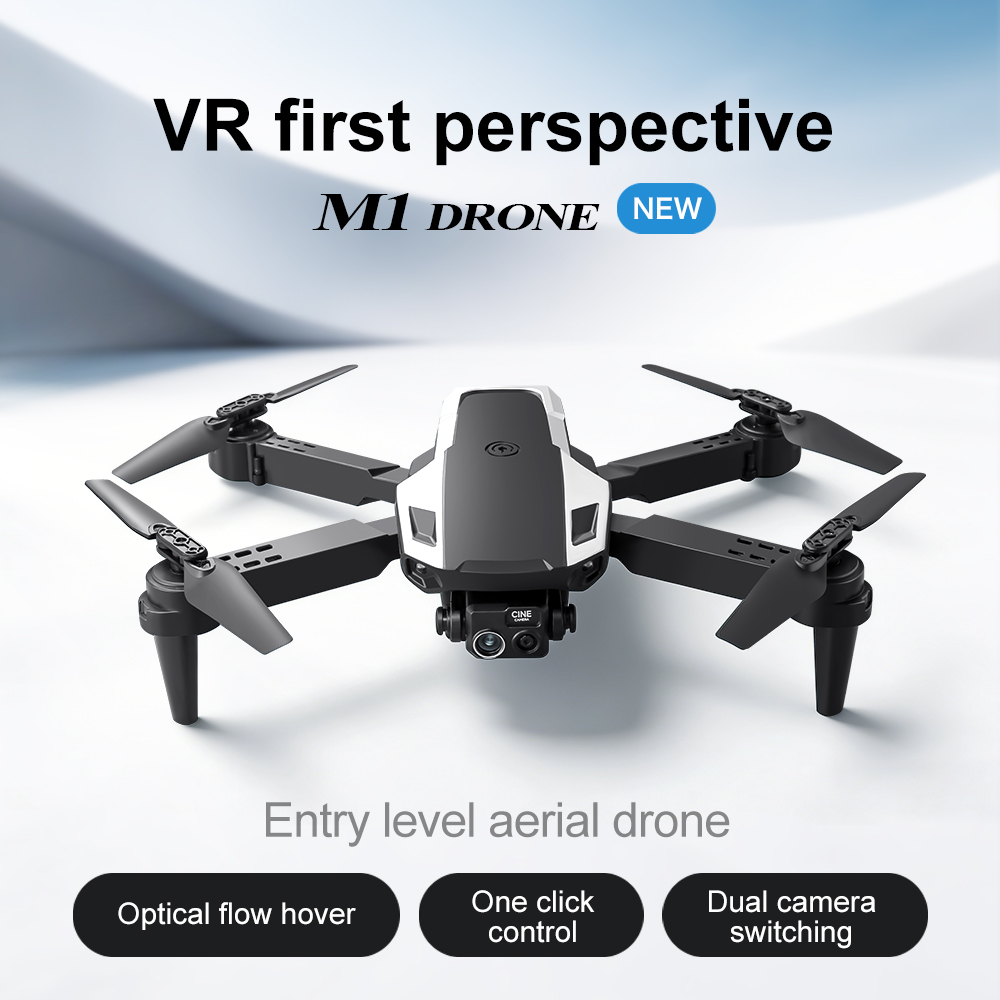 Foldable M1 VR Mini Drone RC Q - Drone Kit Tricopter ulasan dan harga