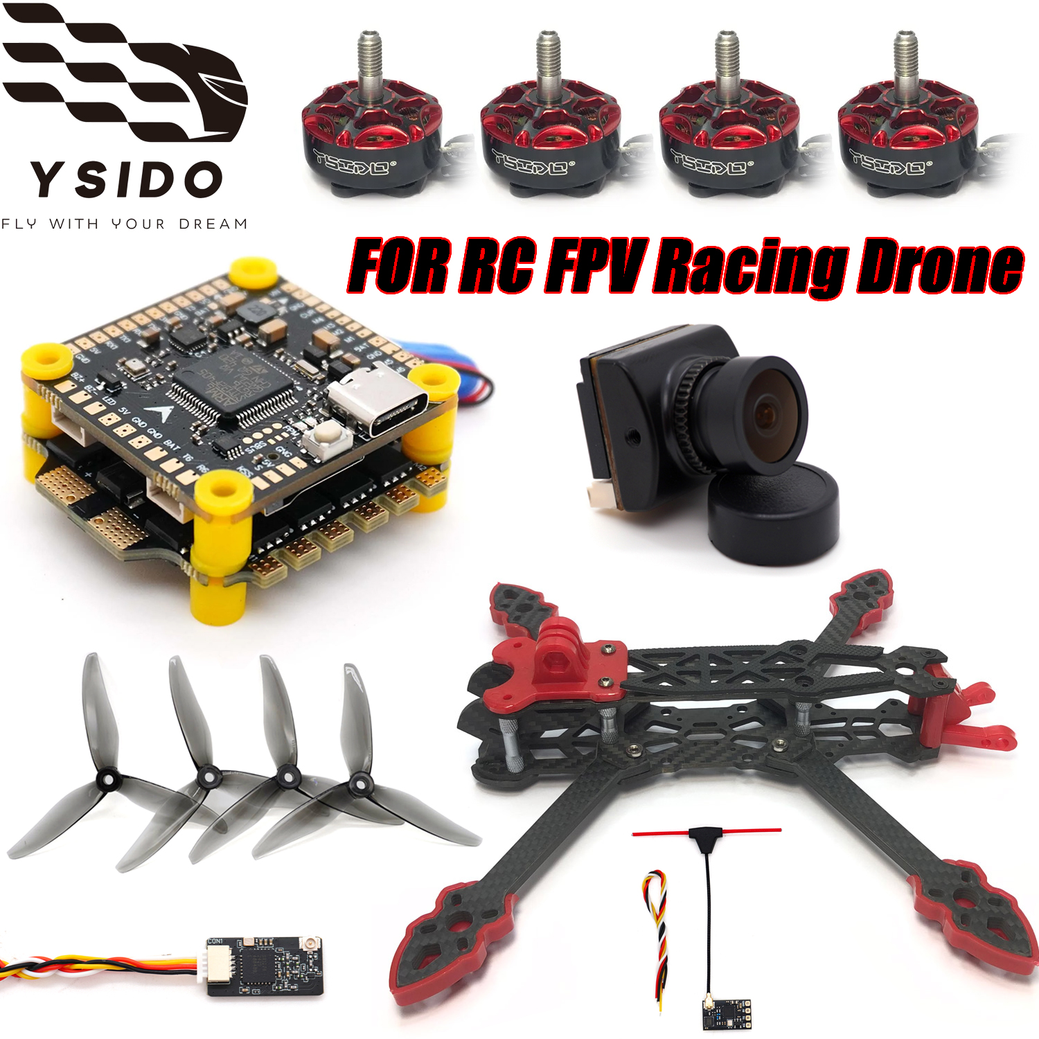 Mark4 5inch Frame Kit F405 V3  - Drone Kit Build Yourself ulasan dan harga