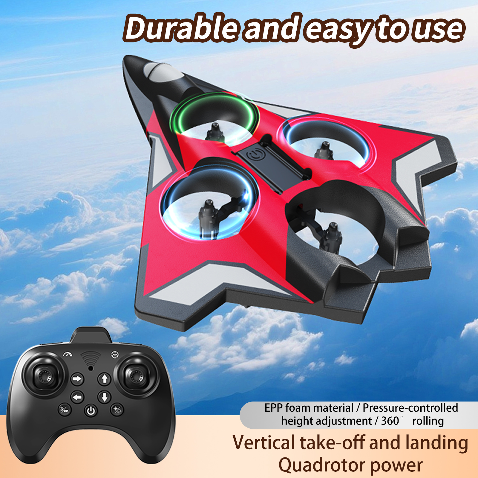YL89 EPP Foam Quadcopter RC Pl - Drone Kit Tricopter ulasan dan harga