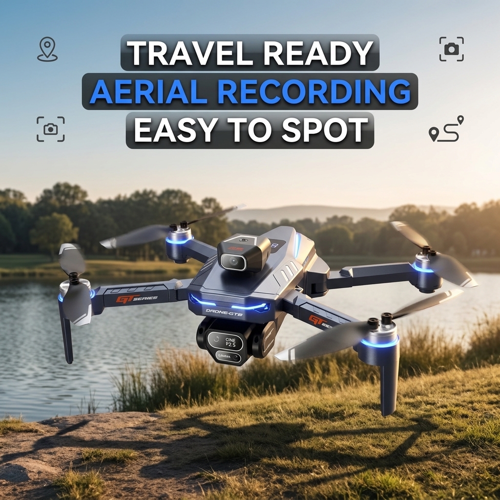 GT8 Mini FPV Drone 8K HD Dual  - Drone Kit Professional ulasan dan harga