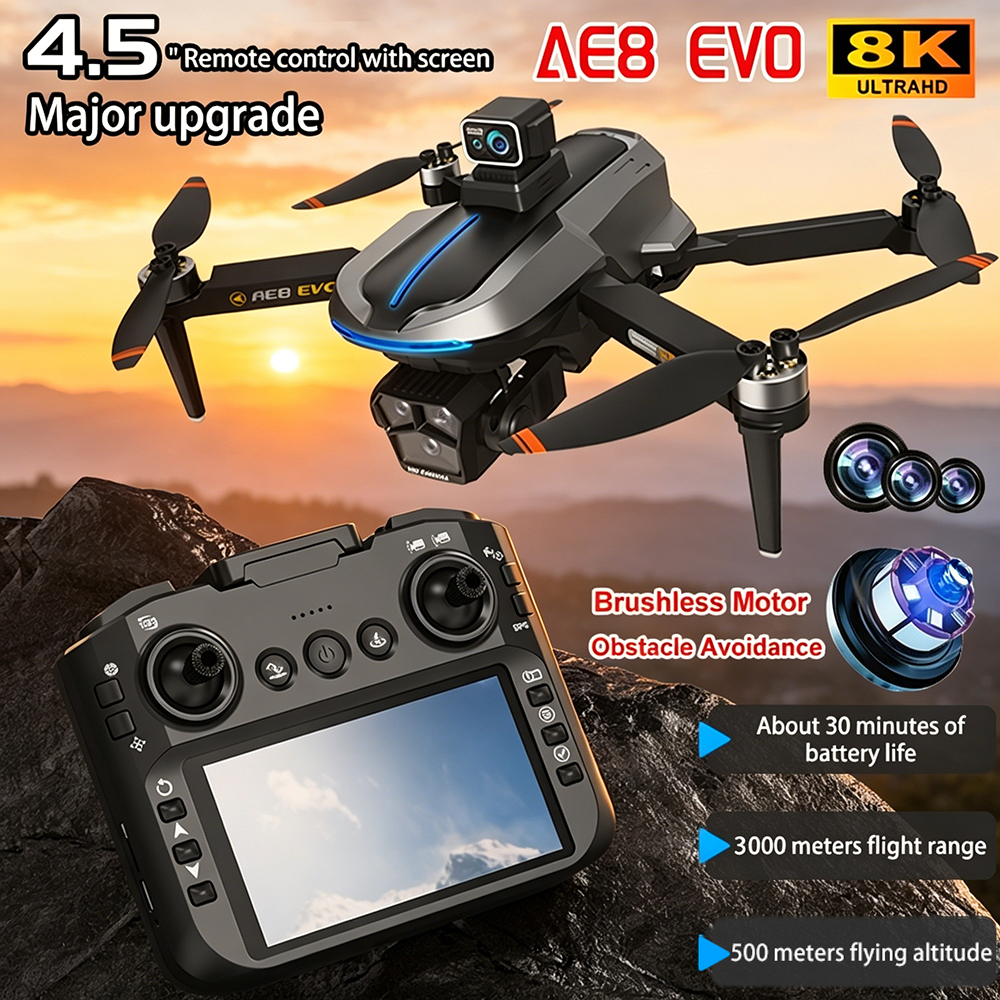 AE8 EVO Drone 4K Professional  - Drone Kit Professional ulasan dan harga