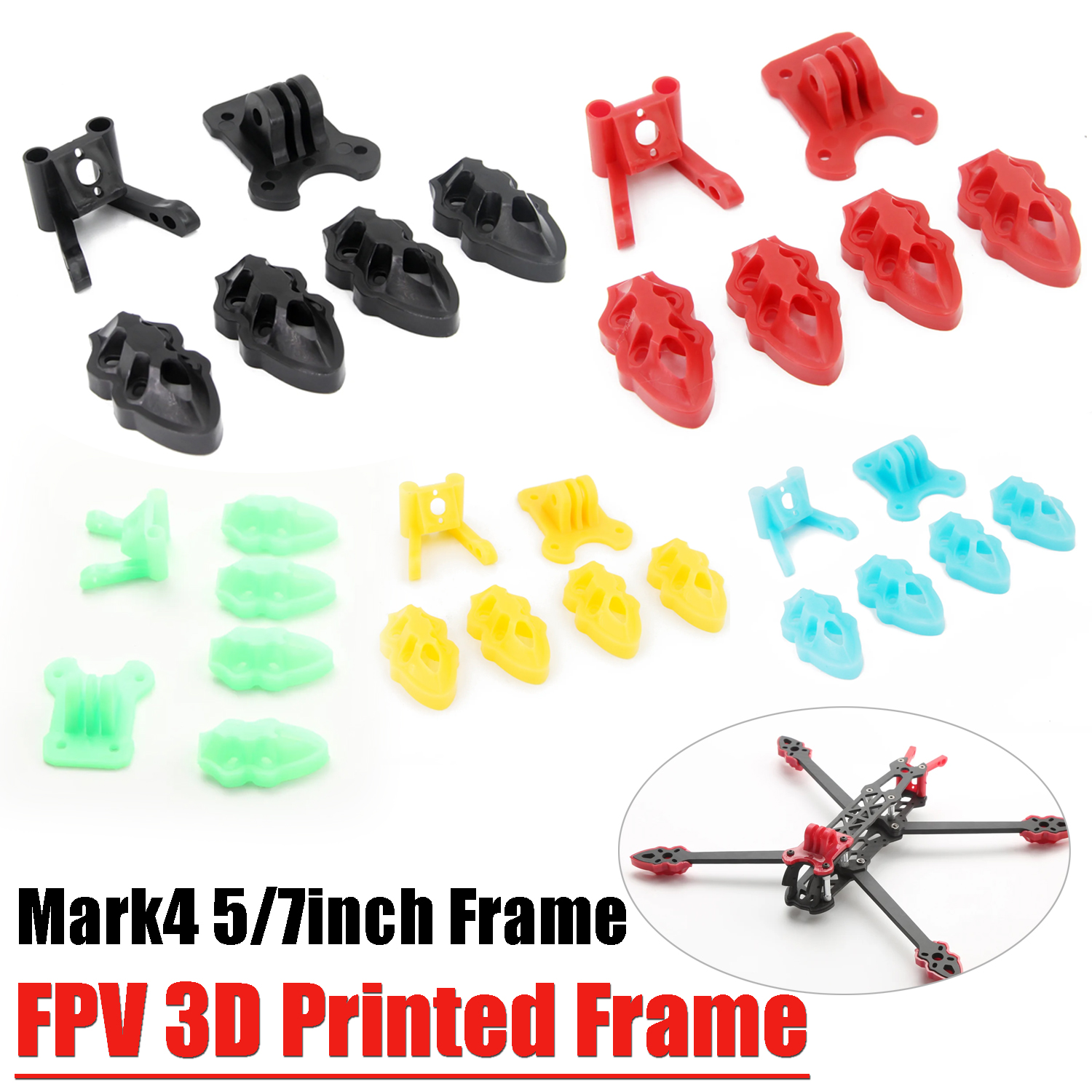 Mark4 5inch / 7inch FPV Frame  - Drone Kit Build Yourself ulasan dan harga